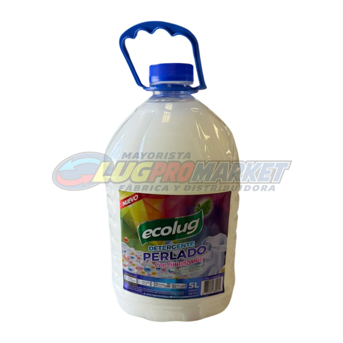 DETERGENTE ECOLUG PERLADO BLANCO 5 LITROS