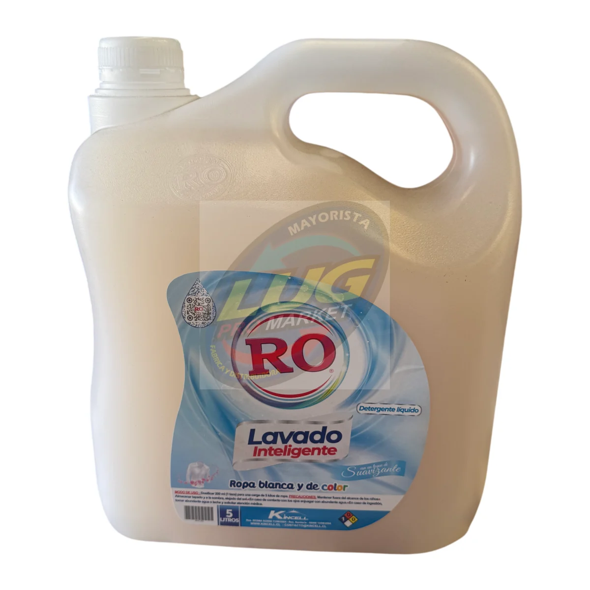 DETERGENTE CON SUAVIZANTE RO BLANCO 5 LTS