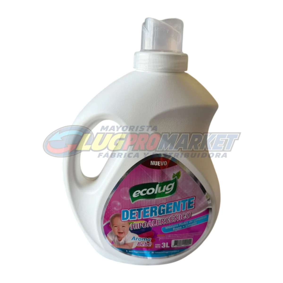 DETERGENTE ECOLUG HIPOALERGENICO BEBÉ 3 LTS